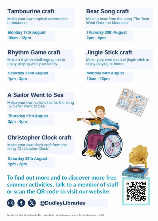Netherton Library - Summer Reading Challenge: Rhythm Game